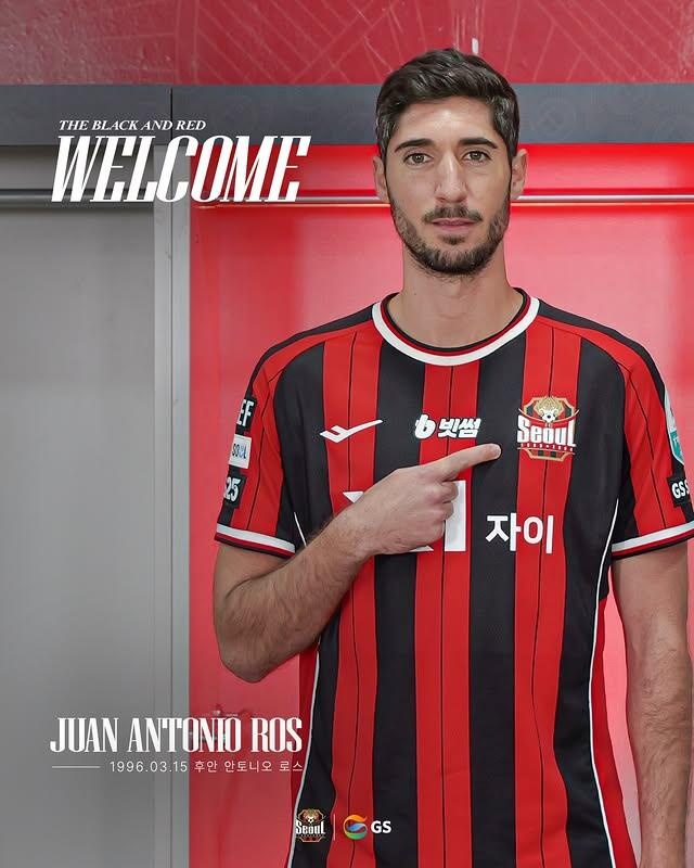 kaiyun-官方：前津门虎后卫胡安·罗斯加盟首尔FC，德转显示为自由转会